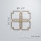 Ekena Millwork Large Englewood Decorative Fretwork Wood Wall Panels, Wood (Paint Grde), 23 3/8"W x 23 3/8"H x 3/8"T WALW24X24X0375EWDMF - alternate 3